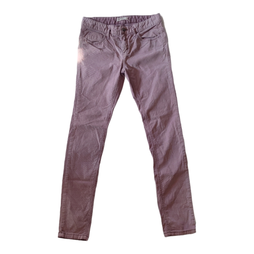 Free People Faded RoseCorduroy Skinny Jeans SZ 28 EUC